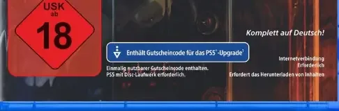 Call of Duty: Black Ops 7, the USK square on its front
