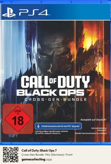 Call of Duty: Black Ops 7 PlayStation 4, Germany box front