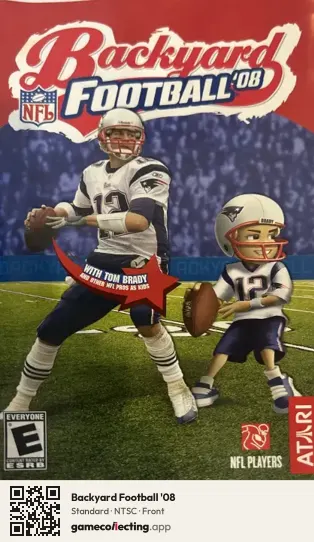 Backyard Football '08 PlayStation 2, NTSC box front