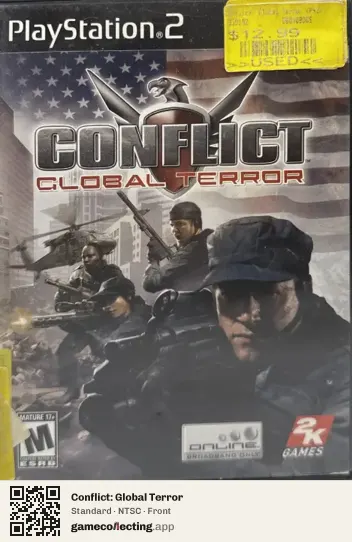 Conflict: Global Terror PlayStation 2, NTSC box front