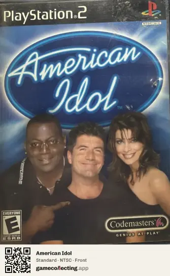 American Idol PlayStation 2, NTSC box front