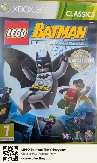LEGO Batman: The Videogame Xbox 360, France box front
