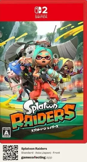 Splatoon Raiders Nintendo Switch 2, Japan box front