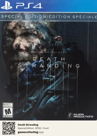 Death Stranding PlayStation 4, NTSC box front