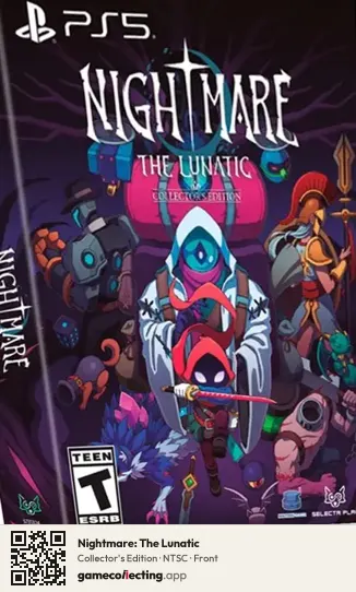 Nightmare: The Lunatic PlayStation 5, NTSC box front