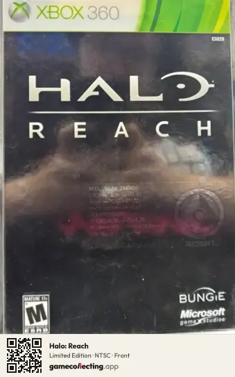 Halo: Reach Xbox 360, NTSC box front