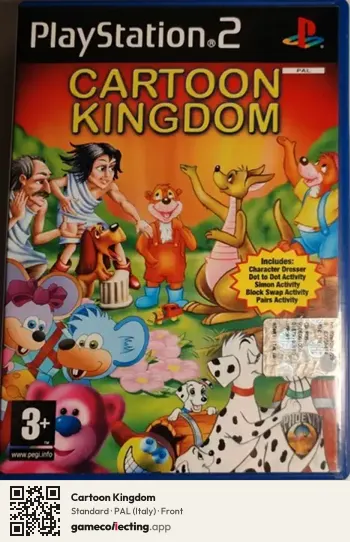 Cartoon Kingdom PlayStation 2, Italy box front