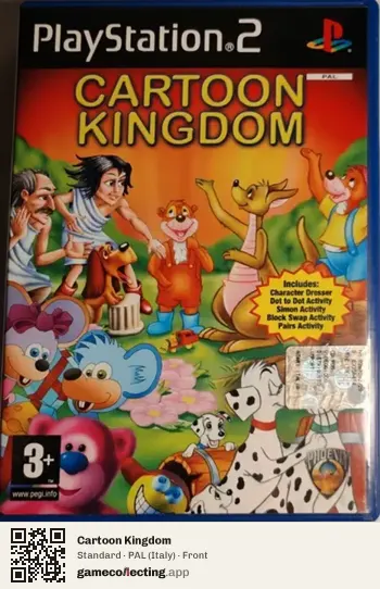 Cartoon Kingdom PlayStation 2, Italy box front