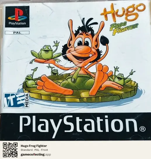 Hugo Frog Fighter PlayStation, PAL box front