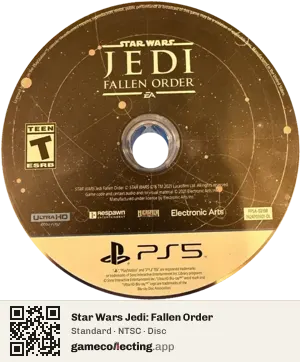 Star Wars Jedi: Fallen Order PlayStation 5, NTSC disc