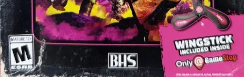 Rage 2, the ESRB box on its front