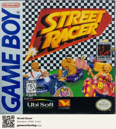 Street Racer Game Boy, NTSC box front