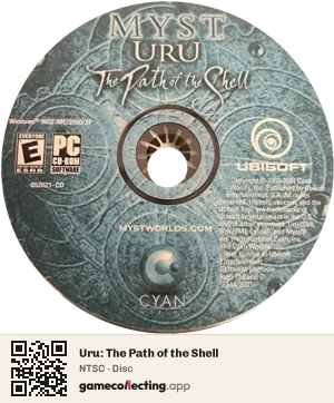 Uru: The Path of the Shell Computer, NTSC disc