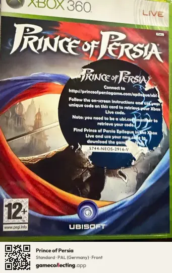Prince of Persia Xbox 360, Germany box front