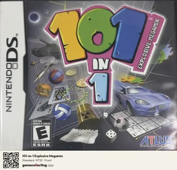 101-in-1 Explosive Megamix Nintendo DS, NTSC box front