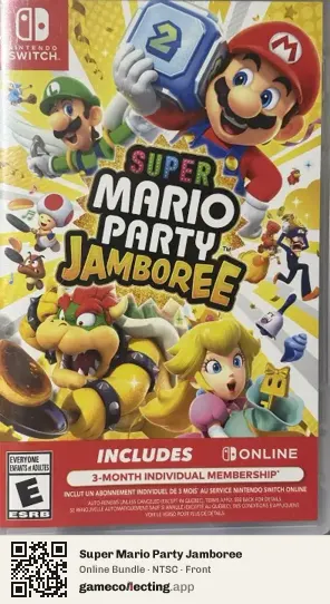 Super Mario Party Jamboree Nintendo Switch, NTSC box front