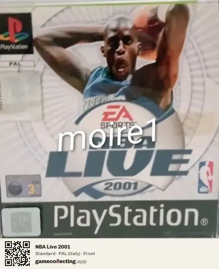 NBA Live 2001 PlayStation, Italy box front