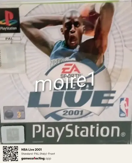 NBA Live 2001 PlayStation, Italy box front