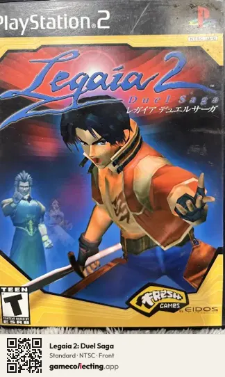 Legaia 2: Duel Saga PlayStation 2, NTSC box front