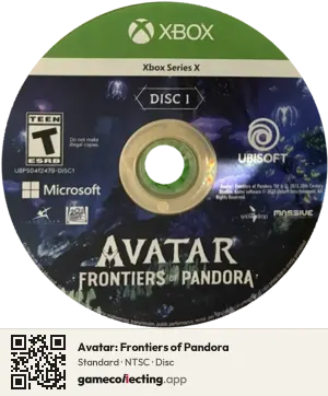 Avatar: Frontiers of Pandora Xbox Series X, NTSC disc