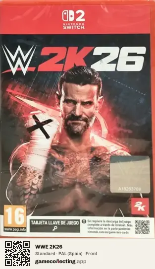 WWE 2K26 Nintendo Switch 2, Spain box front