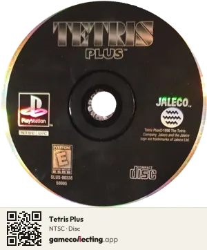 Tetris Plus PlayStation, NTSC disc