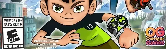 Ben 10: Power Trip, the ESRB box on its front