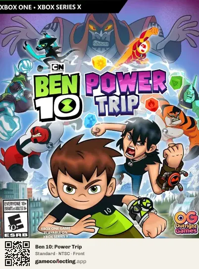 Ben 10: Power Trip Xbox One, NTSC box front