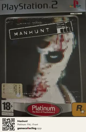 Manhunt PlayStation 2, PAL box front