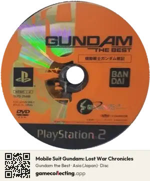 Mobile Suit Gundam: Lost War Chronicles PlayStation 2, Asia disc