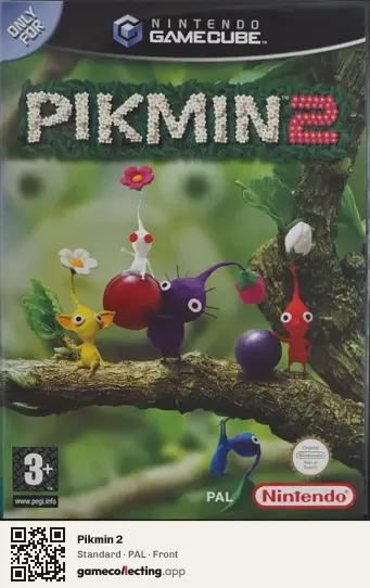 Pikmin 2 Nintendo GameCube, PAL box front
