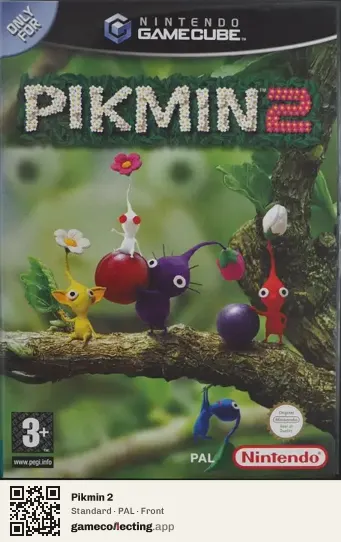 Pikmin 2 Nintendo GameCube, PAL box front