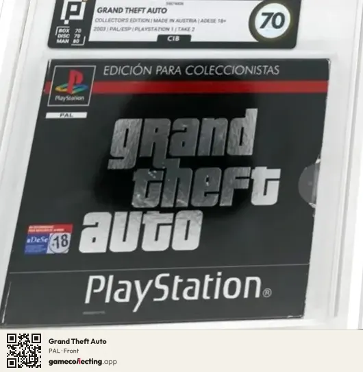 Grand Theft Auto PlayStation, PAL box front