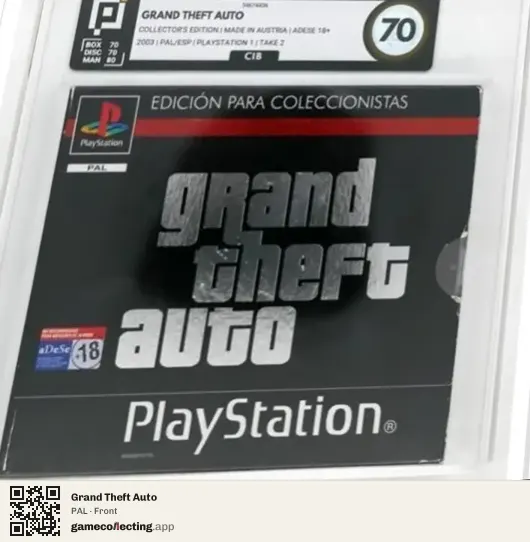 Grand Theft Auto PlayStation, PAL box front