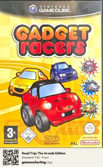 Road Trip: The Arcade Edition Nintendo GameCube, PAL box front