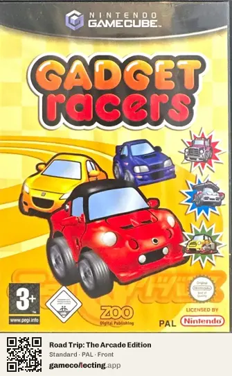 Road Trip: The Arcade Edition Nintendo GameCube, PAL box front