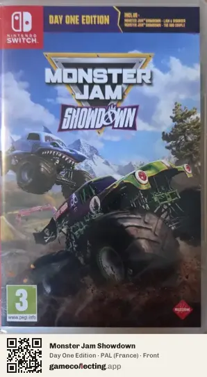 Monster Jam Showdown Nintendo Switch, France box front