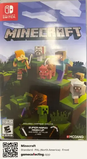 Minecraft Nintendo Switch, North America box front