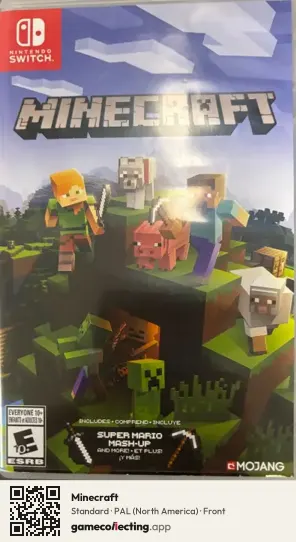 Minecraft Nintendo Switch, North America box front
