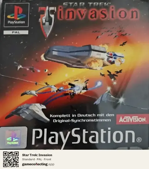Star Trek: Invasion PlayStation, PAL box front