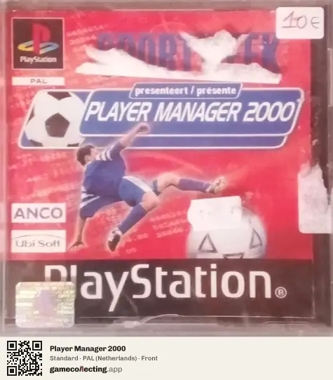 Player Manager 2000 PlayStation, Netherlands box front