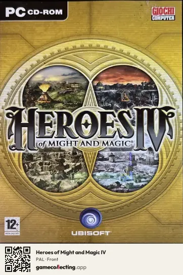 Heroes of Might and Magic IV Computer, PAL box front