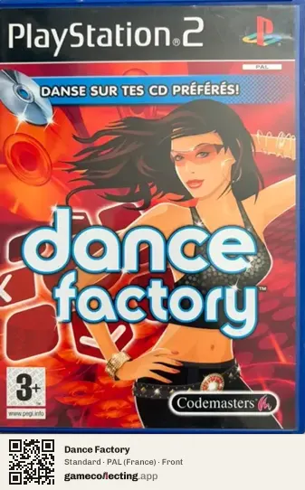 Dance Factory PlayStation 2, France box front
