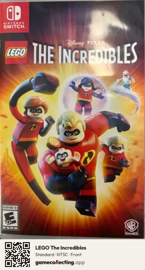 LEGO The Incredibles Nintendo Switch, NTSC box front