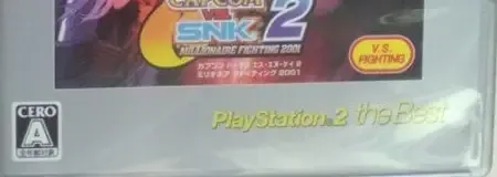 Capcom vs. SNK 2: Mark of the Millennium 2001, the CERO letter on its front