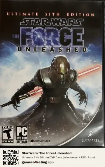 Star Wars: The Force Unleashed Computer, NTSC box front