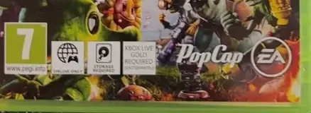 Plants vs. Zombies: Garden Warfare, the USK square on its front