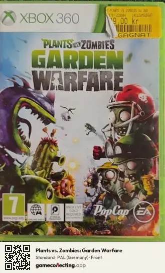 Plants vs. Zombies: Garden Warfare Xbox 360, Germany box front