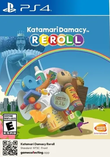 Katamari Damacy Reroll PlayStation 4, NTSC box front