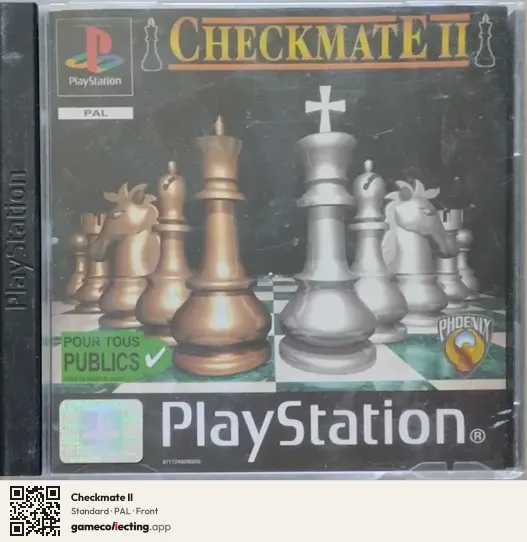 Checkmate II PlayStation, PAL box front